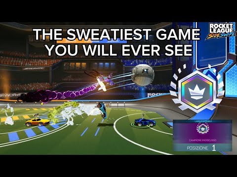 The Sweatiest Sideswipe Game You Will Ever See! | Rocket League Sideswipe 