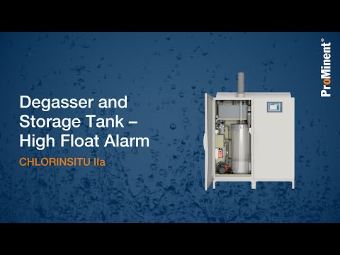 Degasser and Storage Tank – High Float Alarm | CHLORINSITU IIa