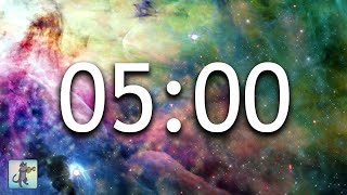 5 Minute Countdown Timer with Relaxing Music 🌌