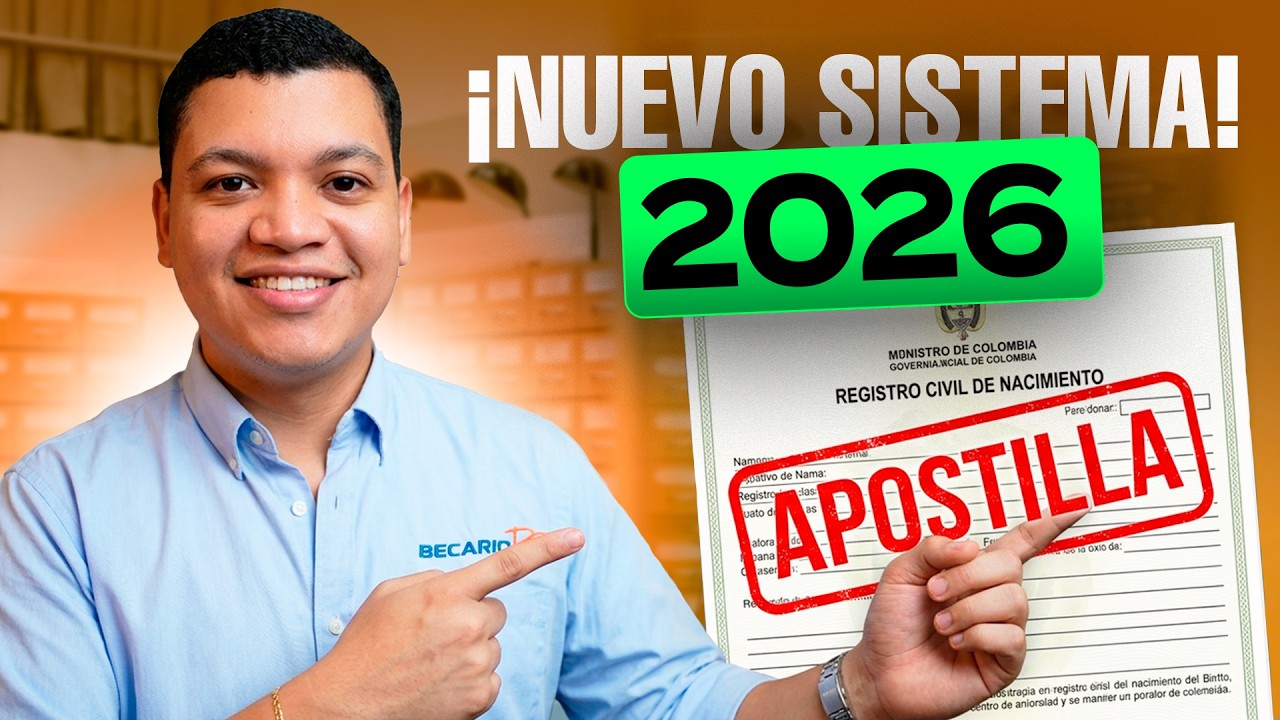Cómo Apostillar el Registro Civil de nacimiento en Colombia (2026) 🇨🇴 ¡Desde cualquier país!