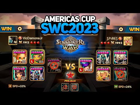 SPIRES vs VIC (BO3). SWC2023 AMERICAS CUP Preliminary Day 2 - Summoners War
