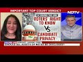 Supreme Court | Voters Right To Know Vs Candidate Privacy | Left, Right And Centre - Video