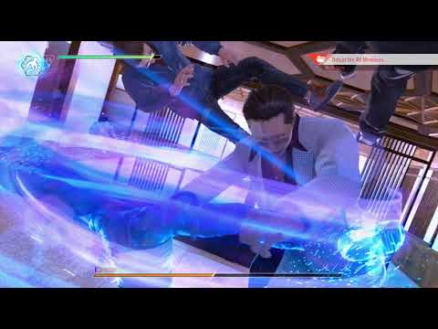 Miyamoto Fight Saito Higashi and Yagami Sync Takedowns Double Ex Actions Lost Judgement