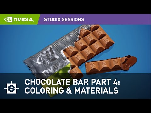 Design a 3D Chocolate Bar - Part 4: Coloring & Materials | Substance Designer w/ Daniel Thiger