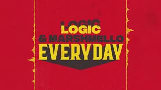 Video thumbnail of "Marshmello & Logic - EVERYDAY (Audio)"
