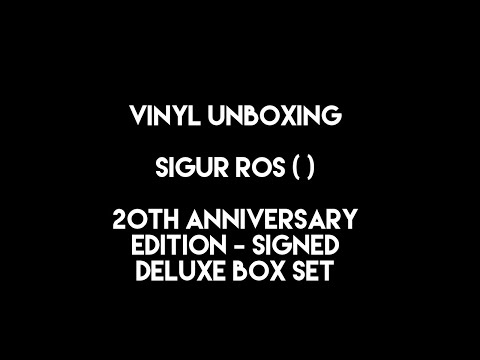 Vinyl unboxing: Sigur Ros () 20th Anniversary edition - signed deluxe box set