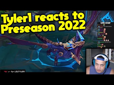 Tyler1 reacts to lol Preseason 2022 Changes | New items, dragons, rune changes in Season 12