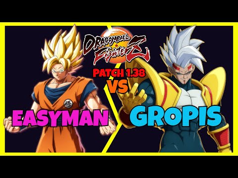 DBFZ - EASYMAN vs GROPIS matches (SSJ Vegeta, SSJ Goku, Adult Gohan vs Super Baby 2, Cell, Frieza)