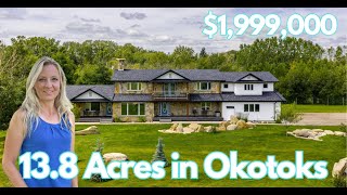 13.84-Acre Custom Urban Acreage in the Heart of Okotoks | 17 Oak Ave