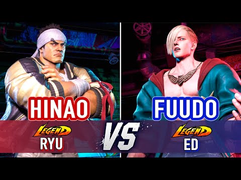 SF6 🤜 Hinao (Ryu) vs Fuudo (Ed) 🤛 Street Fighter 6 High Level Gameplay