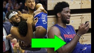 Joel Embiid Tweeting After On-Court Beef Compilation
