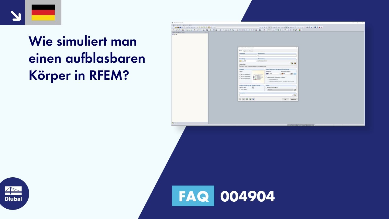 FAQ 004904 | Wie simuliert man einen aufblasbaren Körper in RFEM?