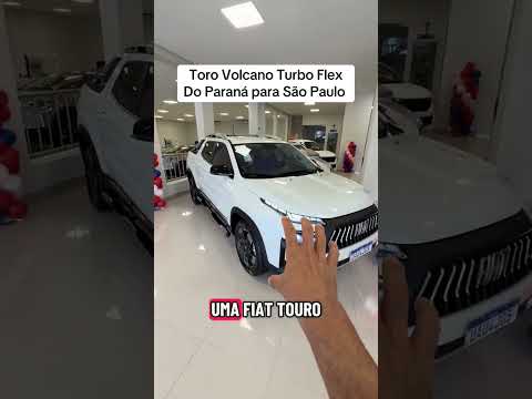 Toro Volcano Turbo Flex Do Paraná para São Paulo #fiat #toro #turbo#vendas #lider #fiat  #shorts