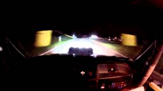 preview picture of video '55.Rallye Wartburg 2014 - Kallensee / Loske - Opel Corsa A - WP7 - Cosmodrom by Night'