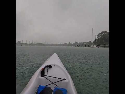 NZ spring #surfski #rainyday #paddler #newzealand