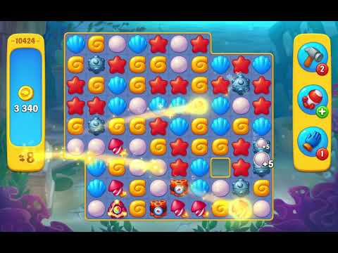 Fishdom Level 10424- Daily Log #762 | Rewards | Gemstone Trail | Ice Adventure 