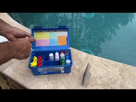 Swimming Pool - Taylor K-2006 Test Kit Intro - Free Chlorine Test
