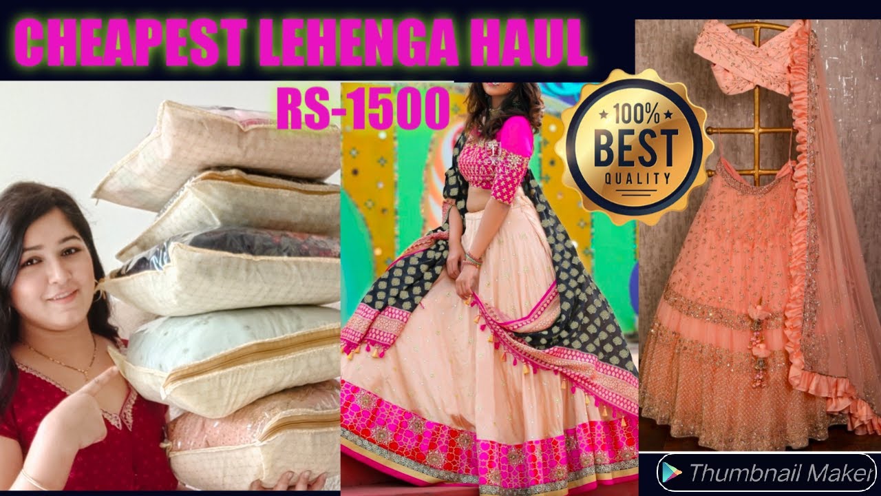 Where to Buy Wedding Lehenga Online