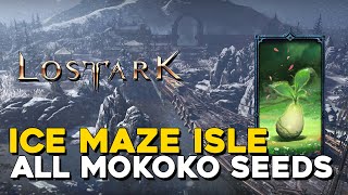 Lost Ark All Ice Maze isle Mokoko Seed Locations