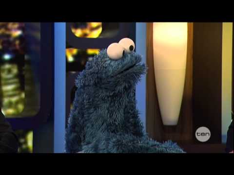 Elmo & Cookie Monster interview on The Project (2012) - Australia