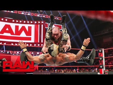 Lucha House Party vs. Lars Sullivan – 3-on-1 Elimination Handicap Match: Raw, June 10, 2019