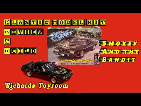 Plastic Model Kit Review and Build: Smokey and the Bandit Firebird   HD 1080p