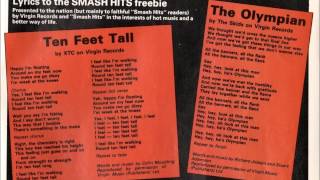 XTC - Ten Feet Tall - Smash Hits Red Flexi Disc