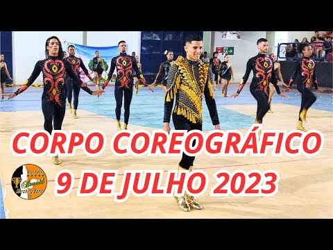 CORPO COREOGRÁFICO 2023 - BANDA MARCIAL 9 DE JULHO 2023 NO CONFABAN 2023