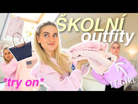 ŠKOLNÍ OUTFITY, VE KTERÝCH JSI IT GIRL ✨📚👙*try on haul* | Denda Rada