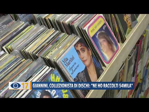 Giannini collezionista di dischi: "Ne ho raccolti 54mila"