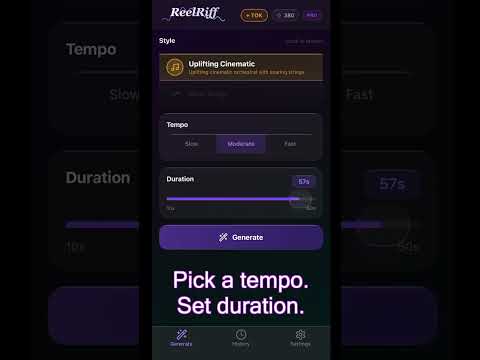 ReelRiff: AI Music for Videos video thumbnail