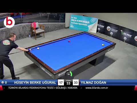 HÜSEYİN BERKE UĞURAL & YILMAZ DOĞAN Bilardo Maçı - DÜNYA KUPASI ELEMELERİ-2.TUR