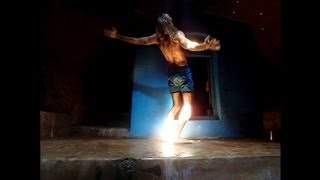 Dancing in a Strange Shaft of Light in a Cave