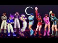 KOF Mugen Orochi Chris Team Vs Orochi Shermie Team