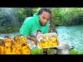 Jamaican Chef Cooking Dinner At The River Escovitch Fish Fried Plantains Jamaica Sunrise Tv