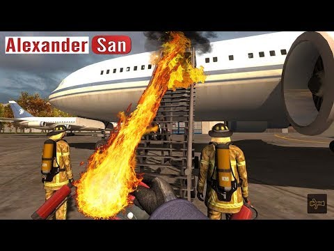 American Fire Fighter Airplane Rescue Heroes 2019 Android GamePlay