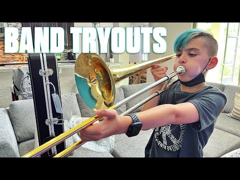 TRYING OUT FOR MIDDLE SCHOOL BAND FOR THE FIRST TIME!
