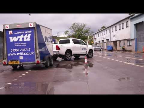 HOW TO: B+E Car and Trailer Driving Test - Reverse Exercise