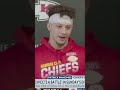 Patrick Mahomes shows respect for Josh Allen ? #shorts