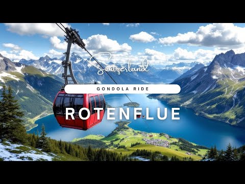 #30 SWITZERLAND 🇨🇭 I Rotenflue - The Most Beautiful Gondola Ride in Central Switzerland!