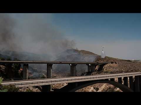 Video Thumbnail: Spain wildfire: Firefighters gain ground as Almería evacuees return home