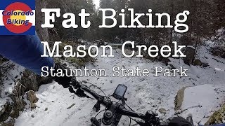 Mason Creek descent from Bear Paw - fat biking