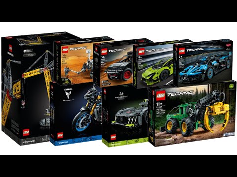 All LEGO Technic Sets Summer 2023 Compilation/Collection Speed Build