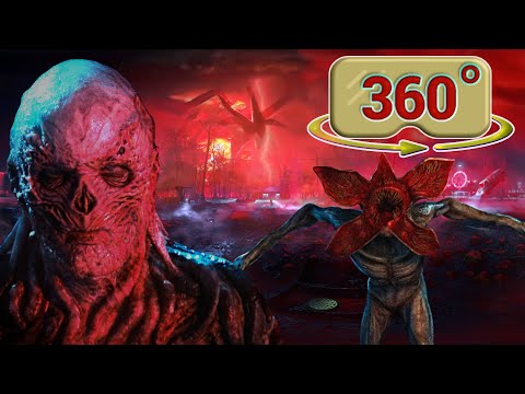 360 / VR Video - Explore The Upside Down - Stranger Things Season 4 Fan made Horror Film