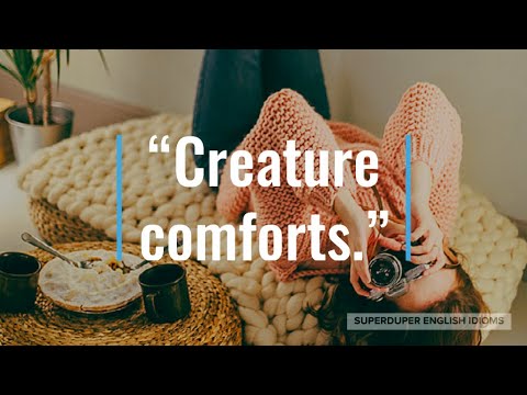 "Creature Comforts" Idiom Meaning, Origin & History | Superduper English Idioms