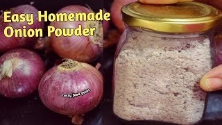 Onion Powder Recipe | How To Make Onion Powder |Homemade onion powder