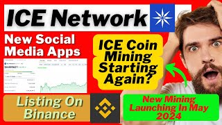 ICE Network New Apps | Binance Listing | ICE Coin Price | ICE Network Mainnet Launch | New Mining