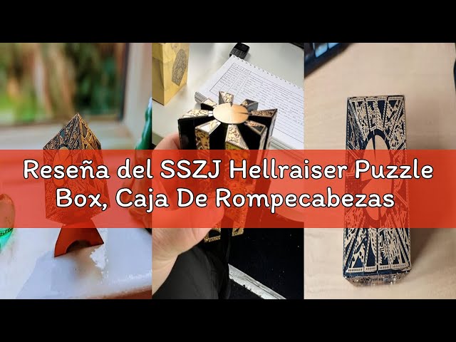 Vídeo relacionado con SSZJ Hellraiser Puzzle Box, Caja De Rompecabezas Desmontable Y Giratoria Deformable, Adecuado para Niños Y Adultos Caja De Rompecabezas De Película De Novedad De Miedo