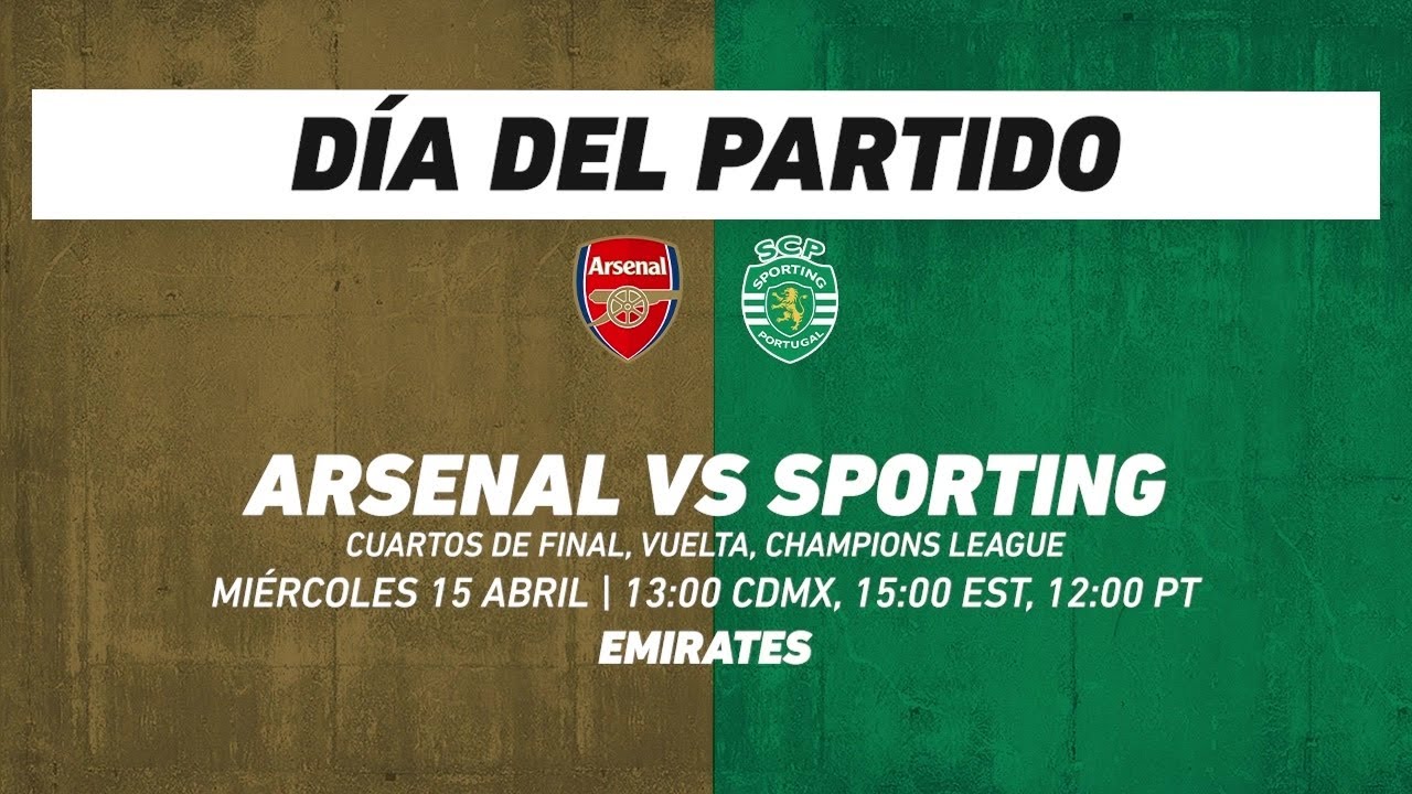 Arsenal vs Sporting, frente a frente: Champions League