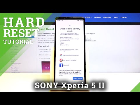 How to Factory Reset SONY Xperia 5 II – Erase All Content & Settings